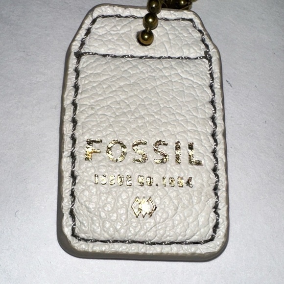 Fossil Pebble Leather Emma Coconut Crossbody Bag - Picture 4 of 9